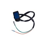 Handlebar switch for motorcycle - lights - blue button